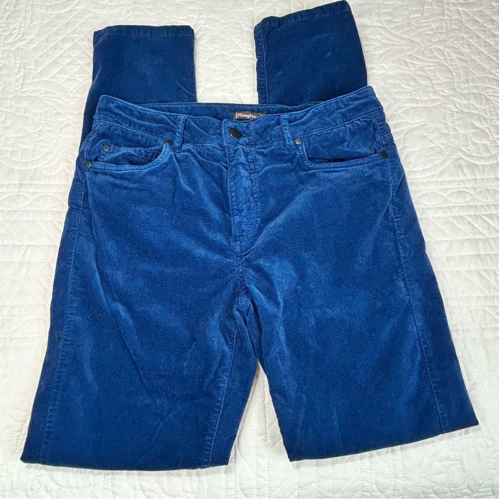 J. McLaughlin Watson Solid Navy Velveteen Pants Women’s Size 2